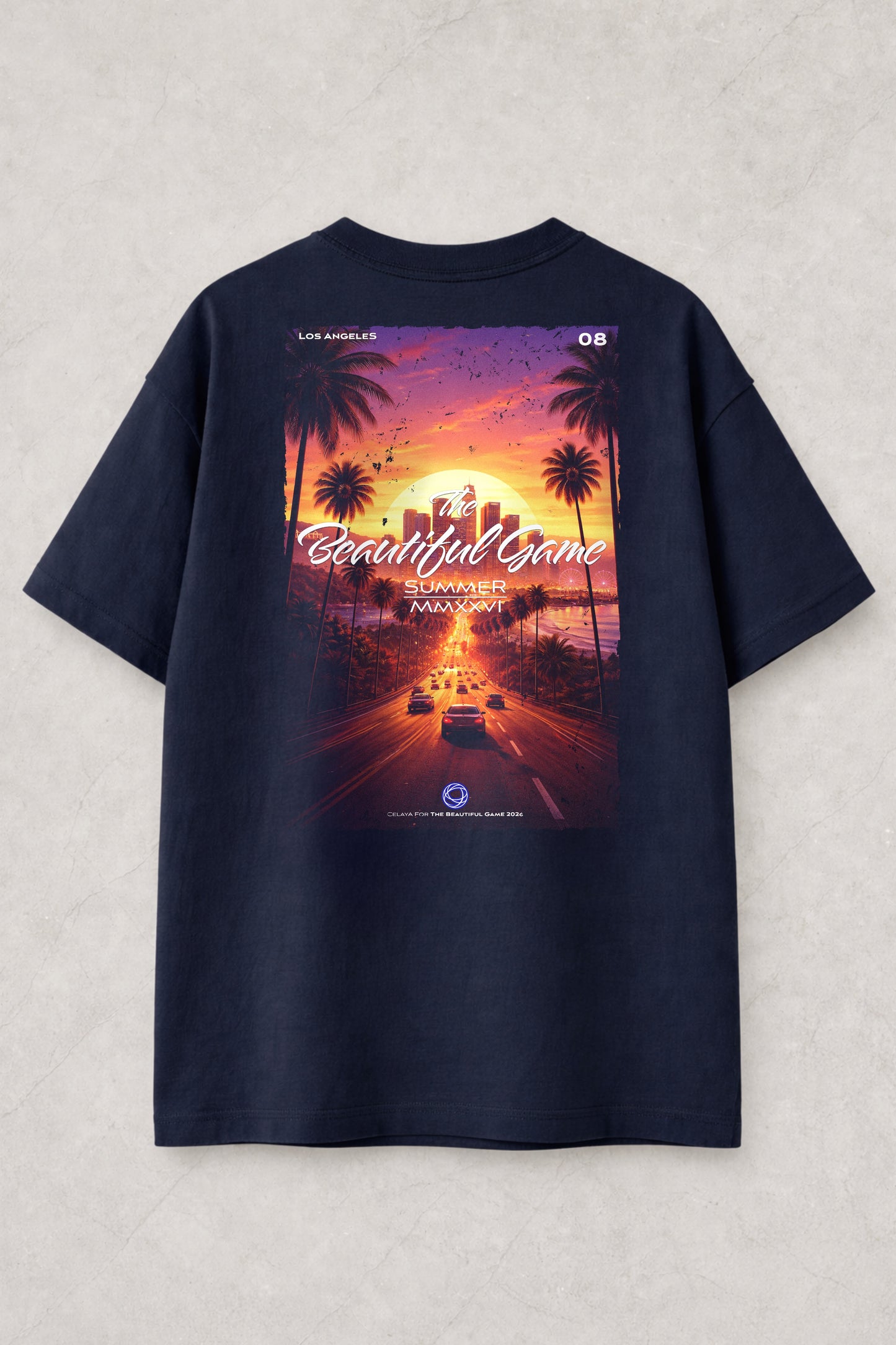 Celaya.Fieldridge TBG “Los Angeles” Navy Tee