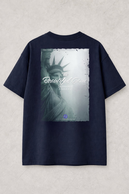 Celaya.Fieldridge TBG “New York” Navy Tee