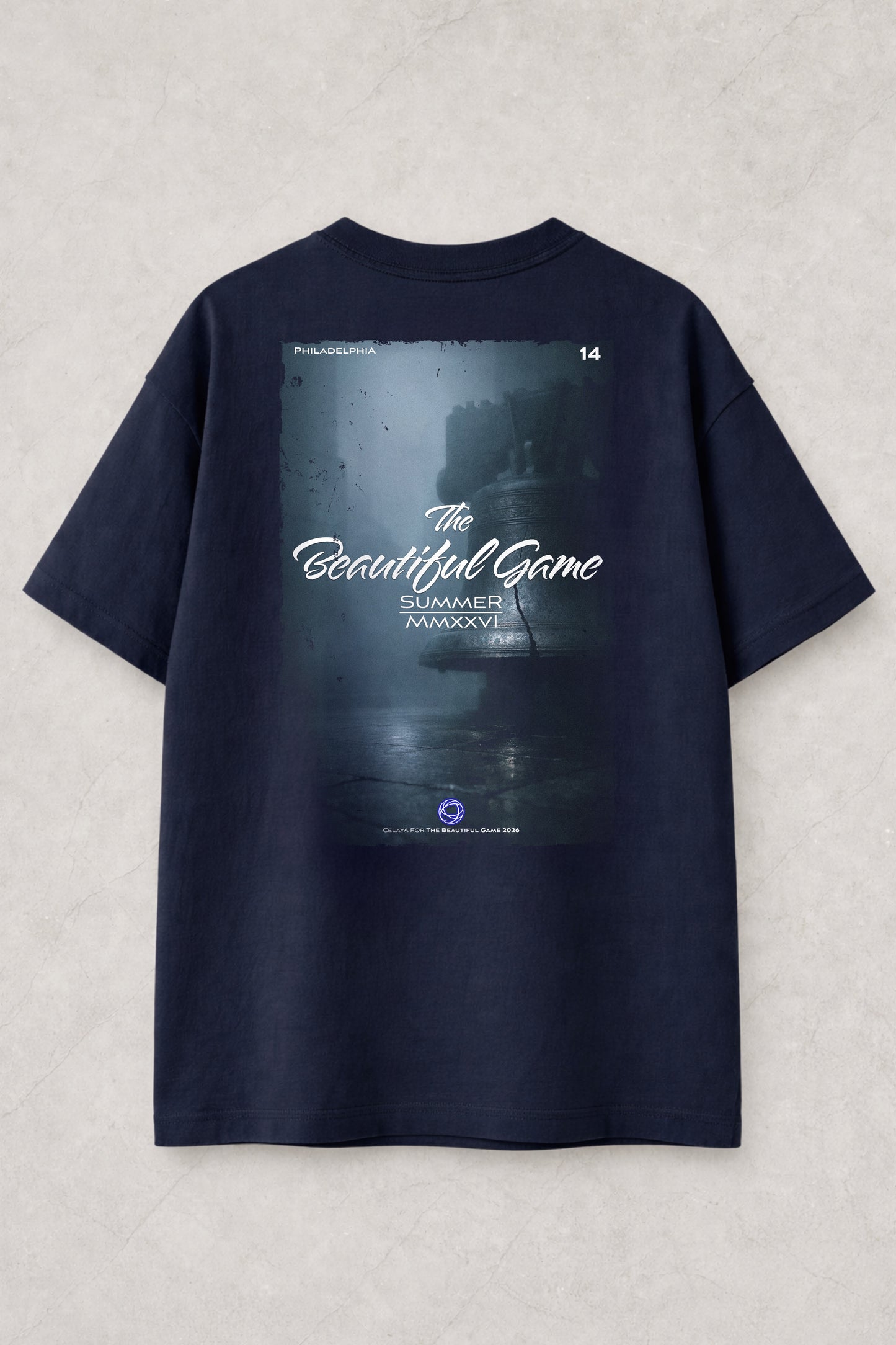 Celaya.Fieldridge TBG “Philadelphia” Navy Tee