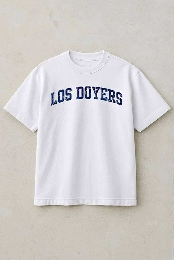 Celaya.Fieldridge “Los Doyers” White Tee