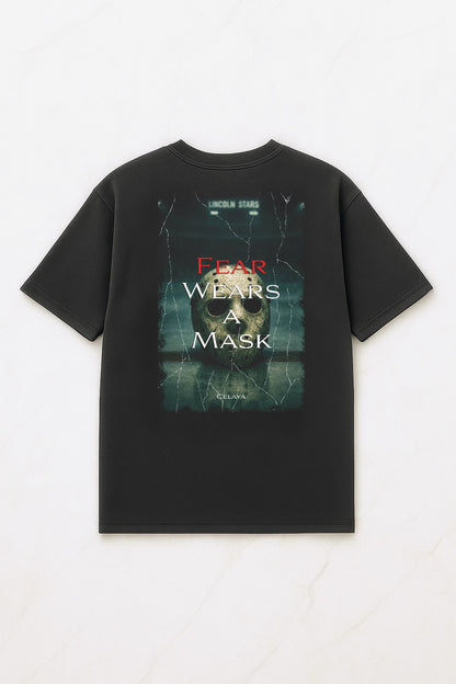 MPS.Fieldridge Tee Fear Collection “Fear Wears A Mask” Washed Grey