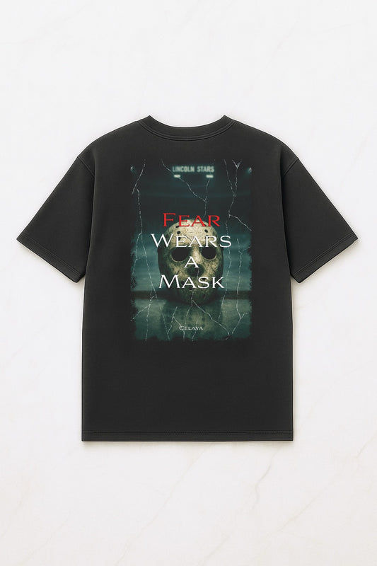 MPS.Fieldridge Tee Fear Collection “Fear Wears A Mask” Washed Grey