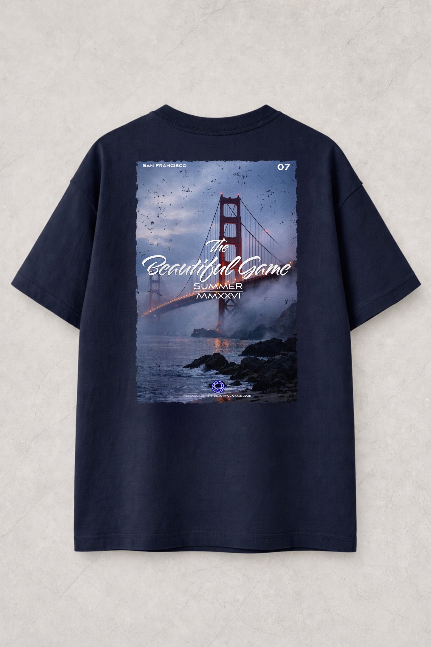 Celaya.Fieldridge TBG “San Francisco” Navy Tee
