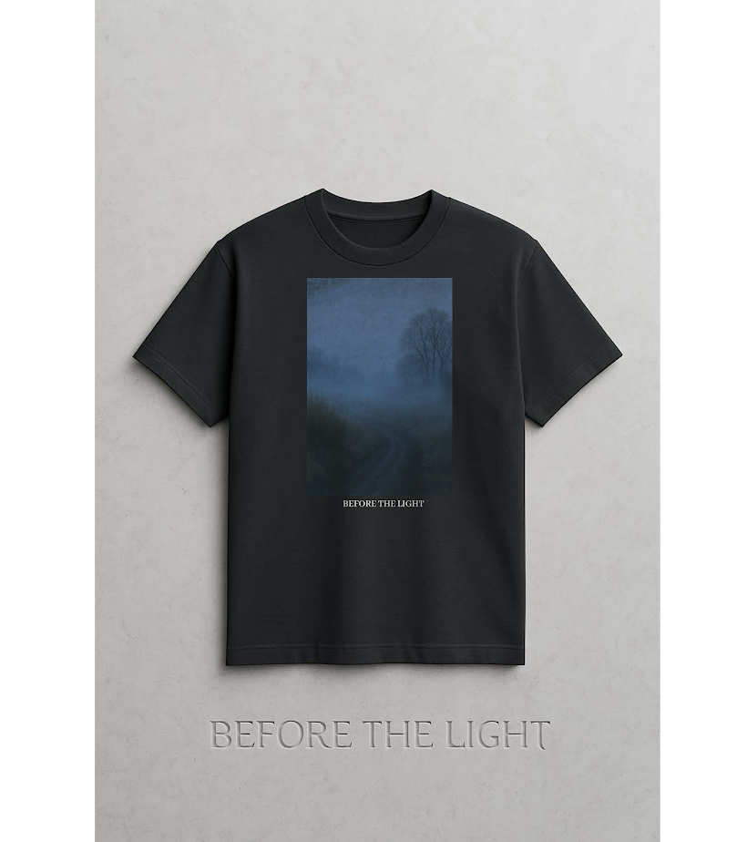 MPS.Prairie Tee "Before The Light" Charcoal